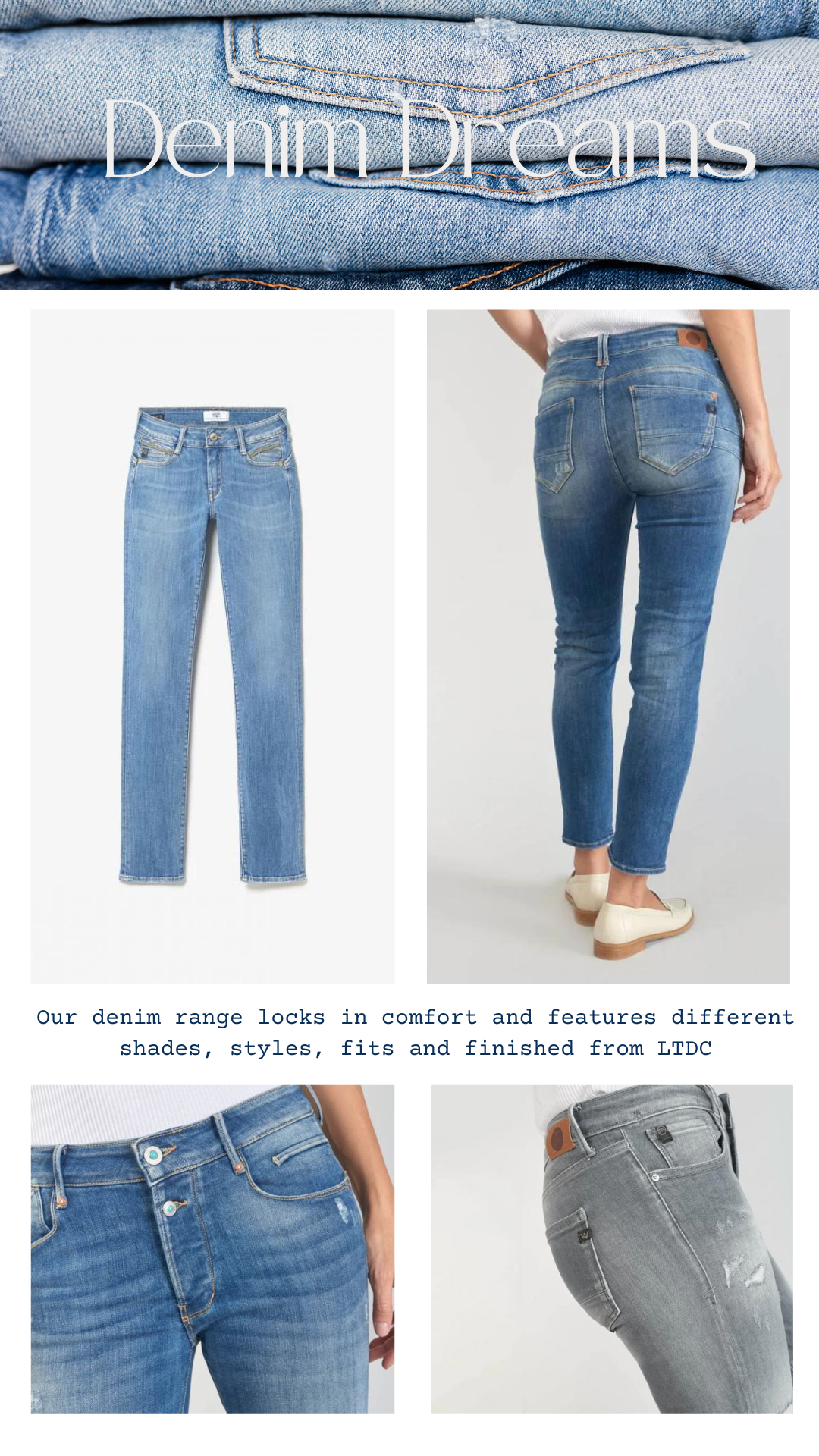 All about the Denims! Your best  Le Temps des Cerises