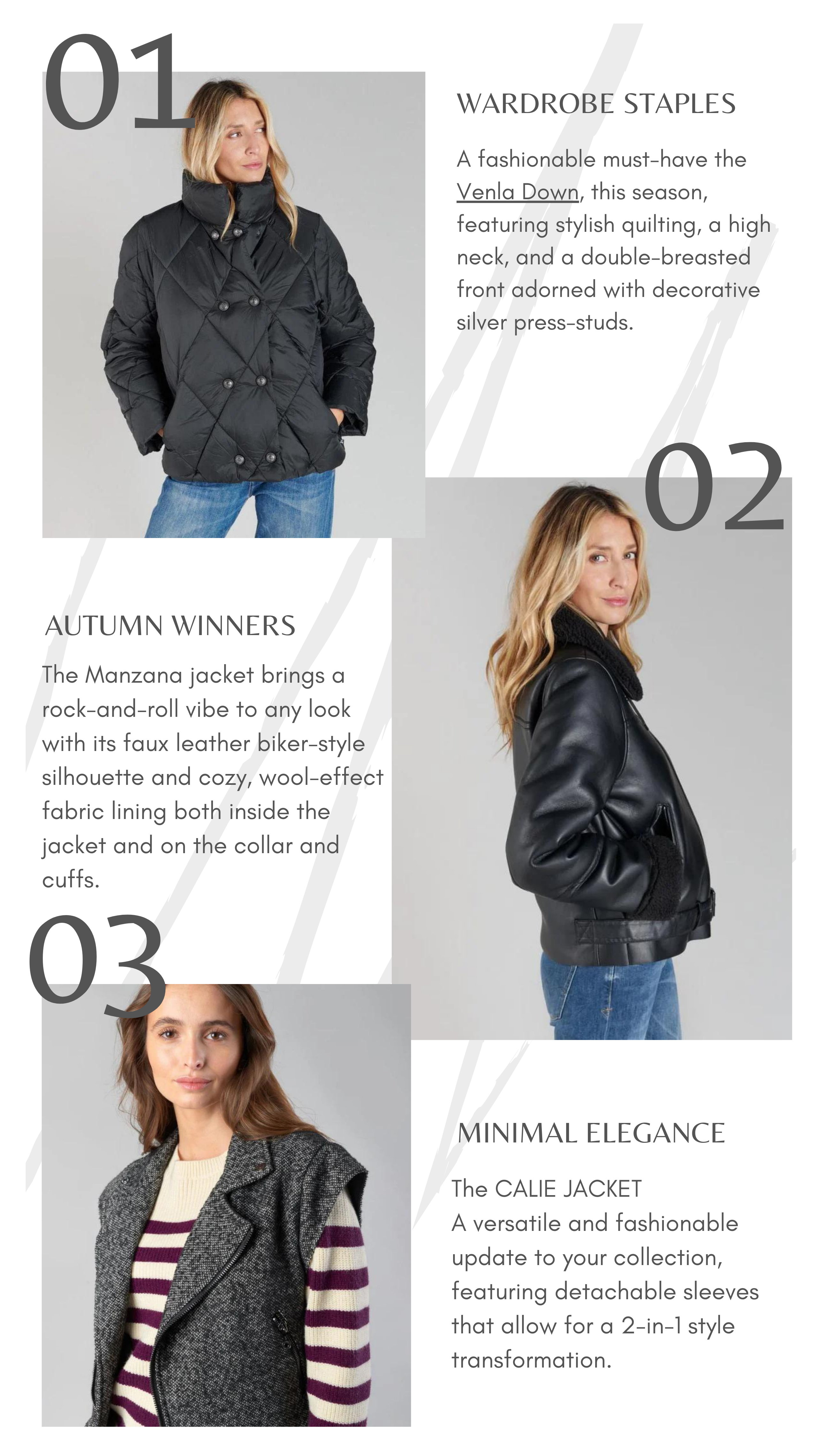 Jackets for the new Season by Le Temps Des Cerises