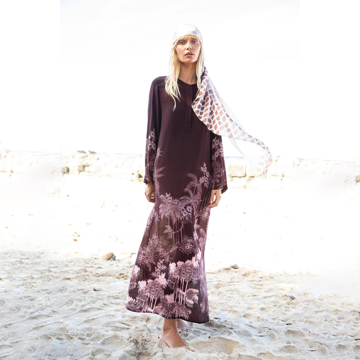 ~ Sienna Dress - Sangria Palm