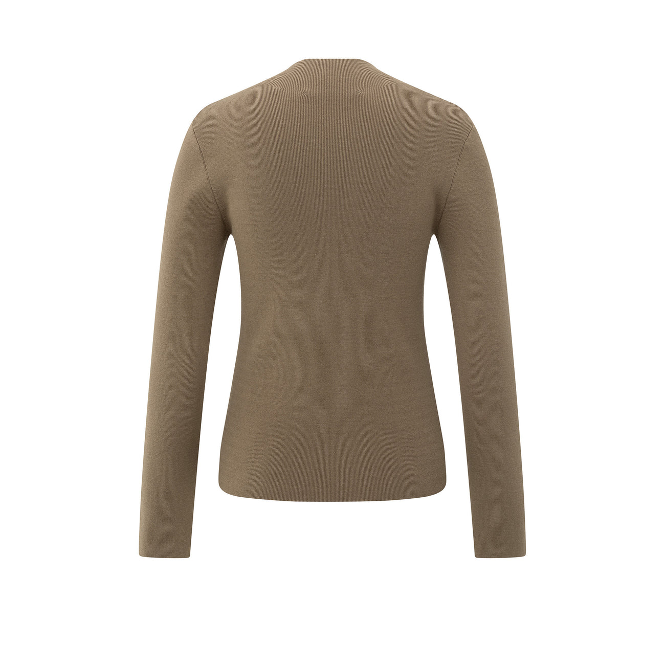 Top with Two-Tone Design - Brownish Grey