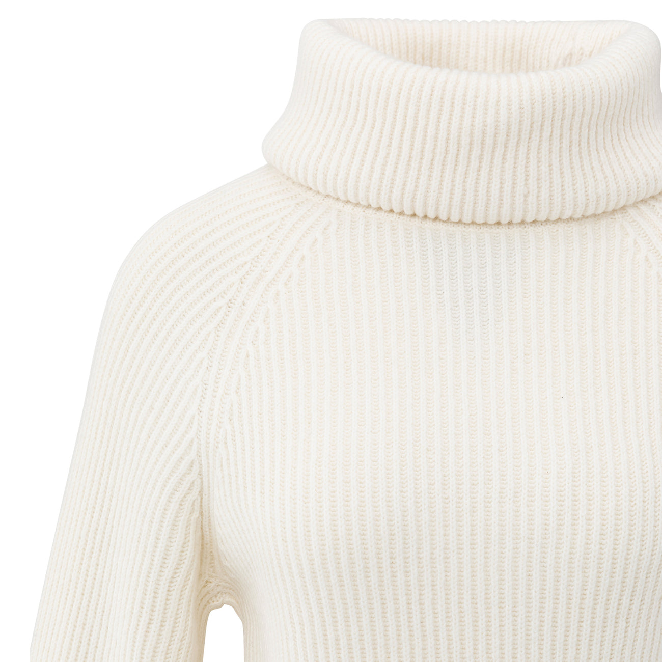 Knitted Sweater with Wide Collar and Balloon Sleeves