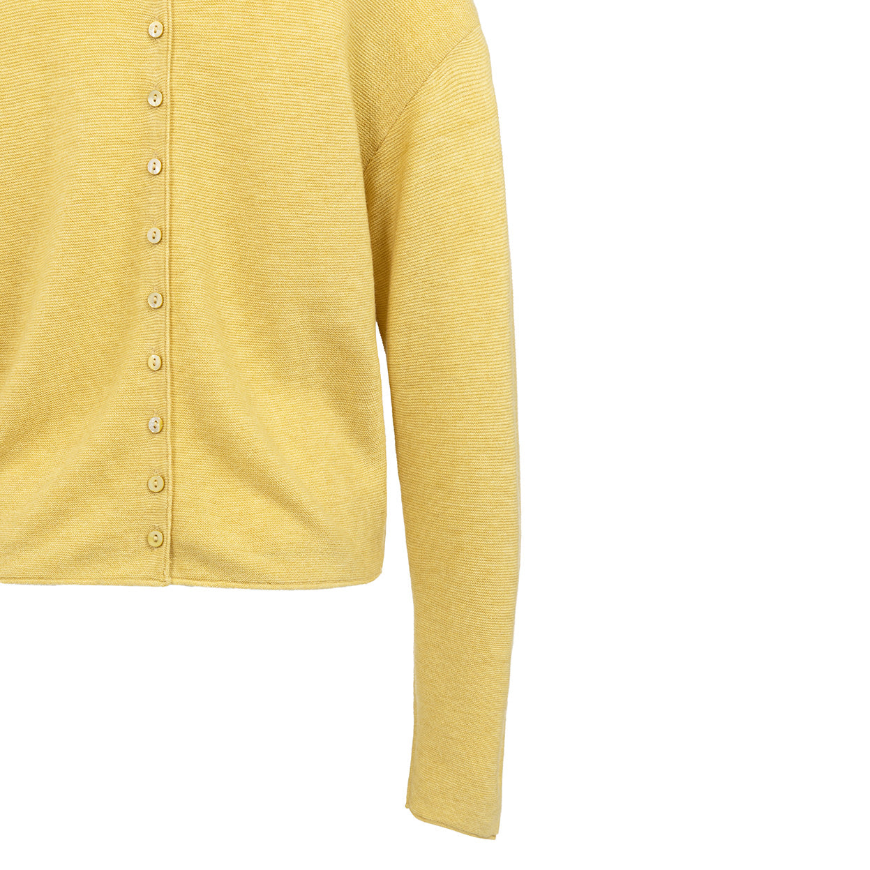 Textured High Neck Sweater With Buttons - Dried Moss Green Melange