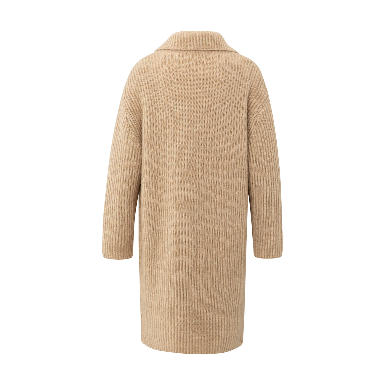 Long Heavy Knit Cardigan