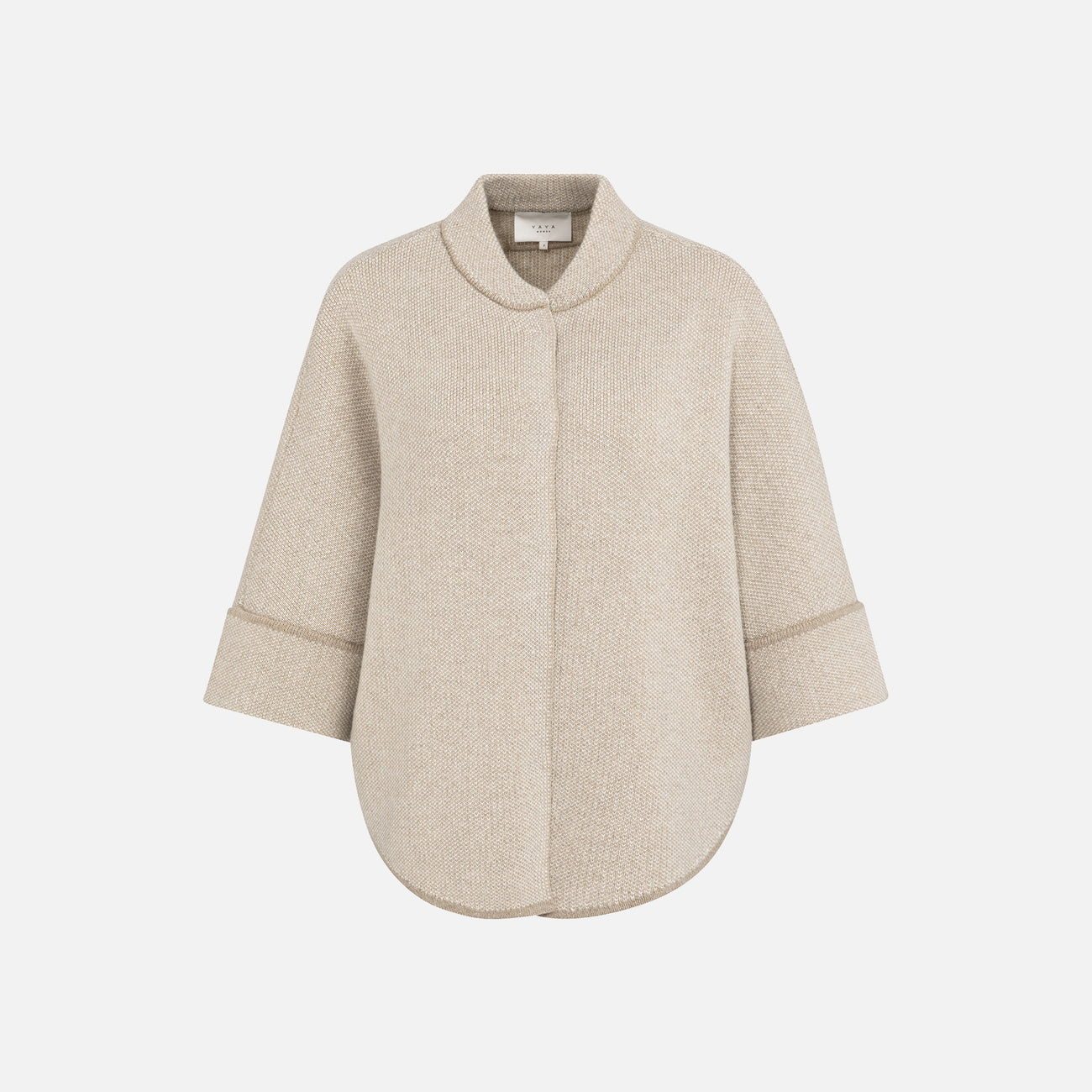 Chunky Knit Poncho Cardigan