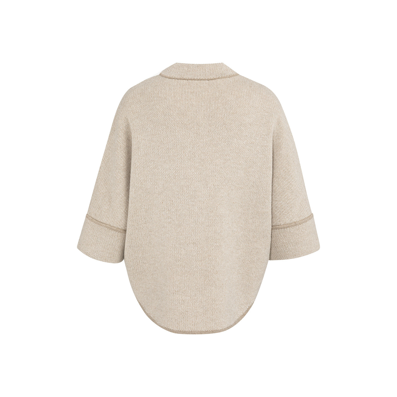 Chunky Knit Poncho Cardigan