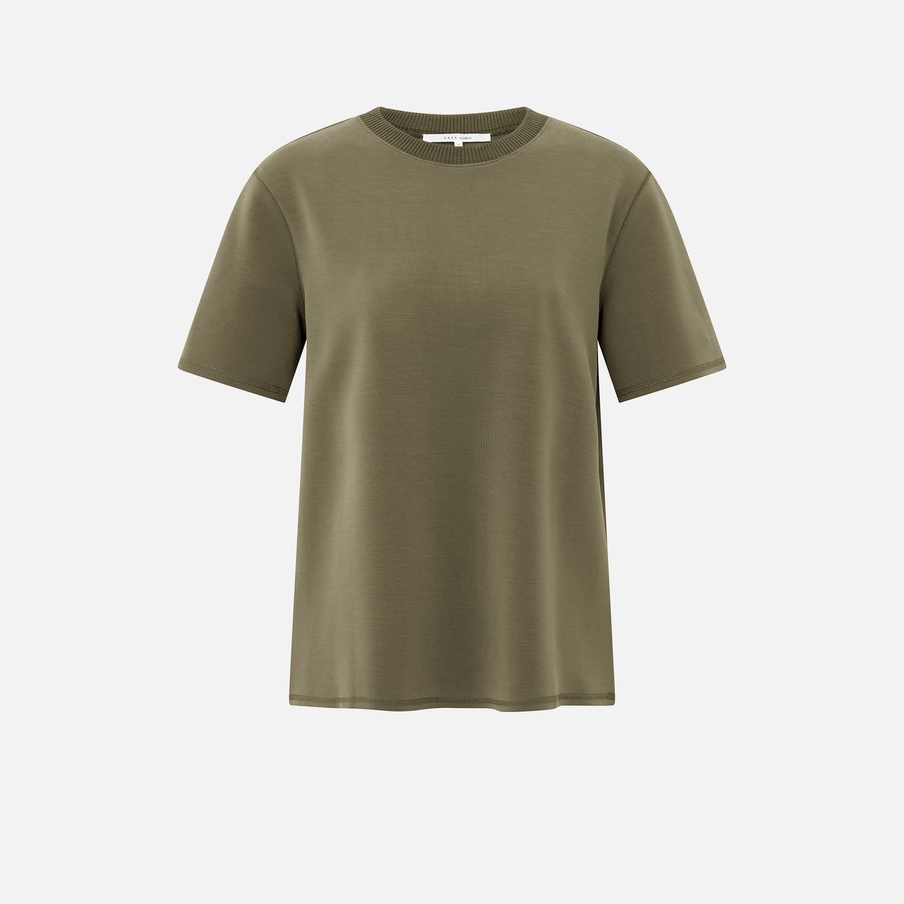 Short Sleeve Sweatshirt - Capers Brownish Green