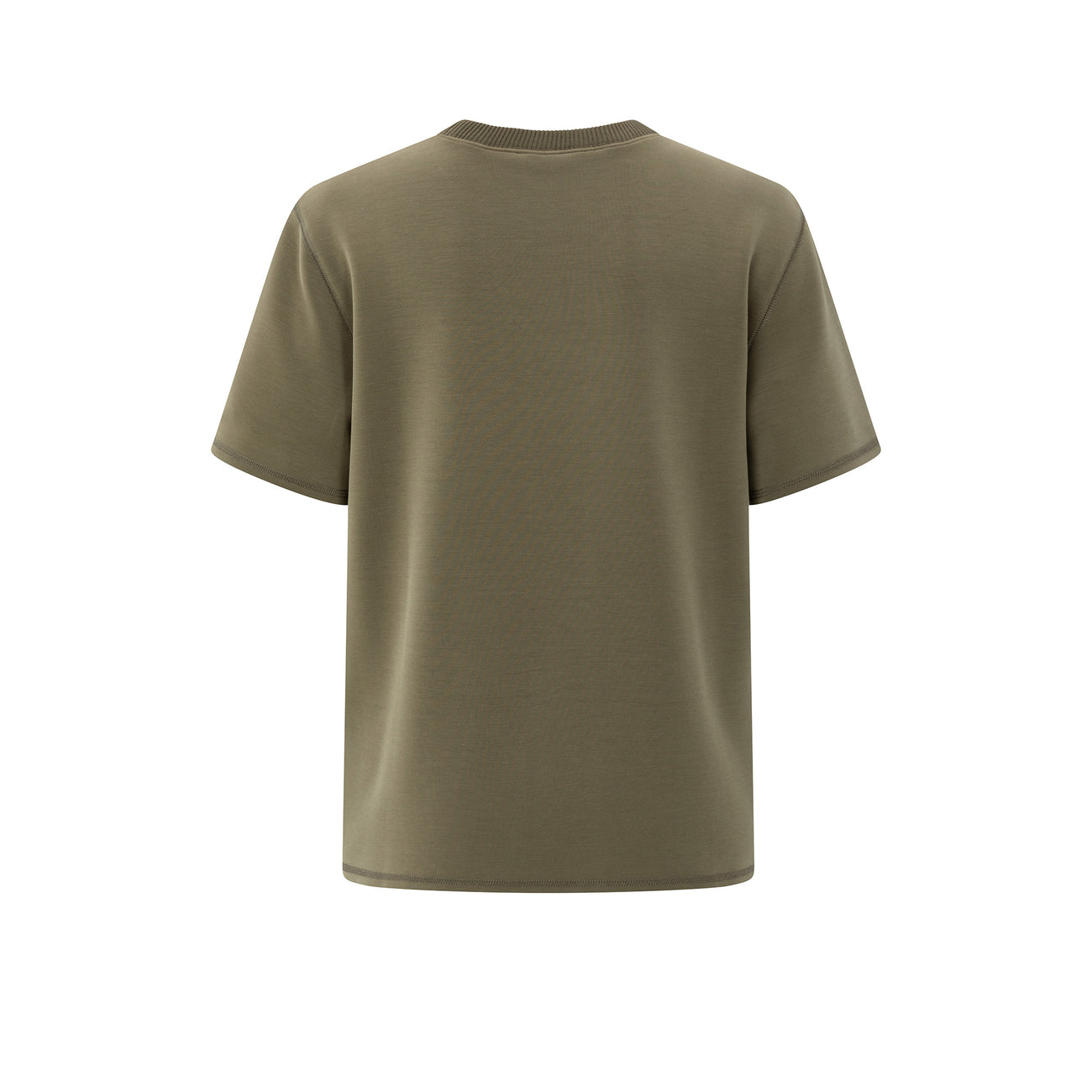 Short Sleeve Sweatshirt - Capers Brownish Green