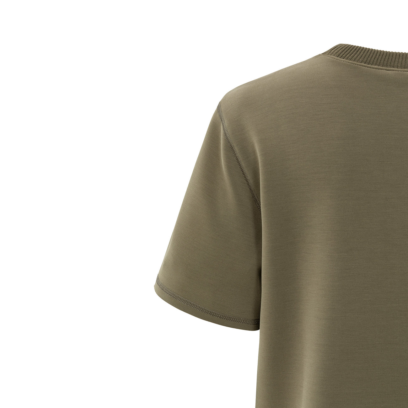 Short Sleeve Sweatshirt - Capers Brownish Green