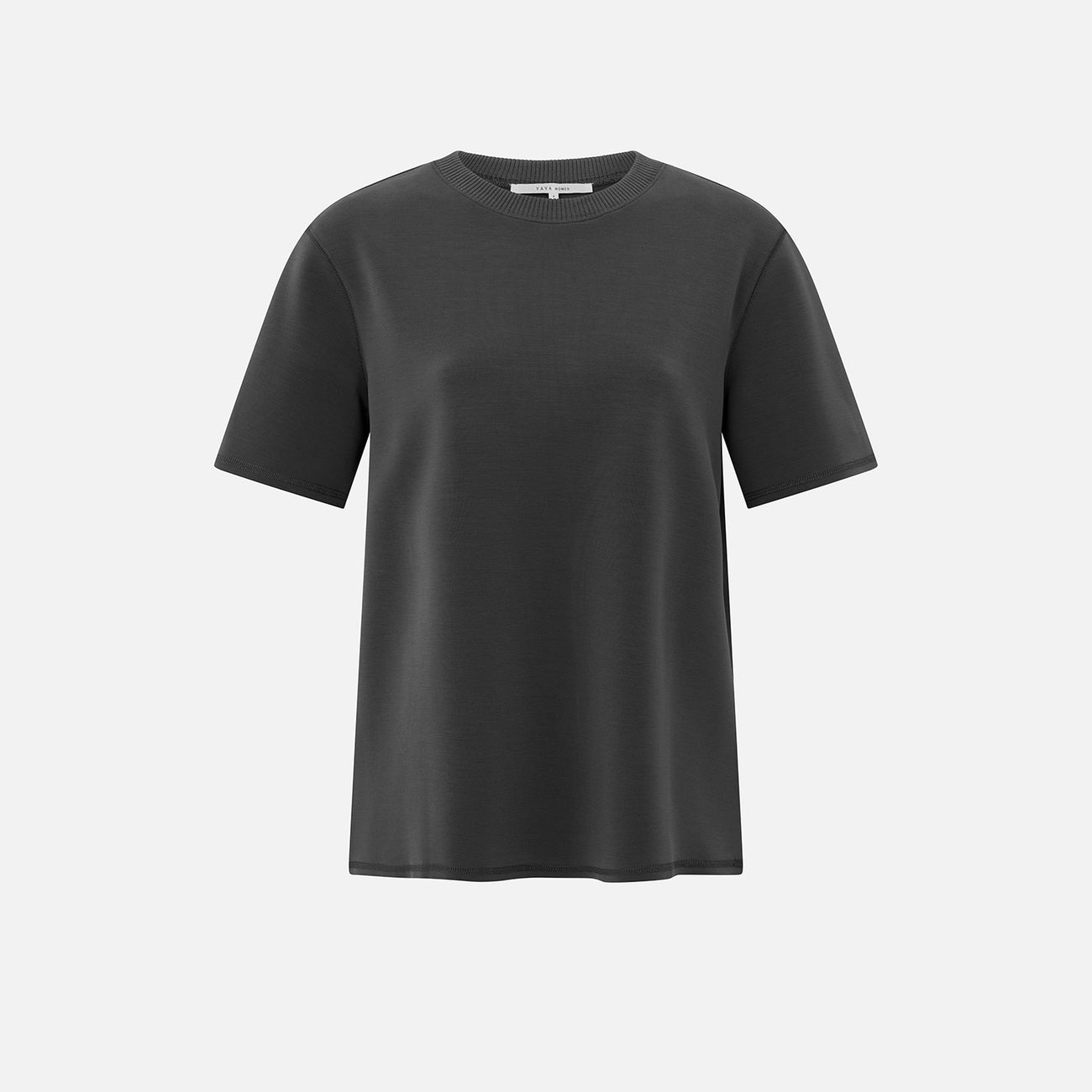 Short Sleeve Sweatshirt - Oyster Black