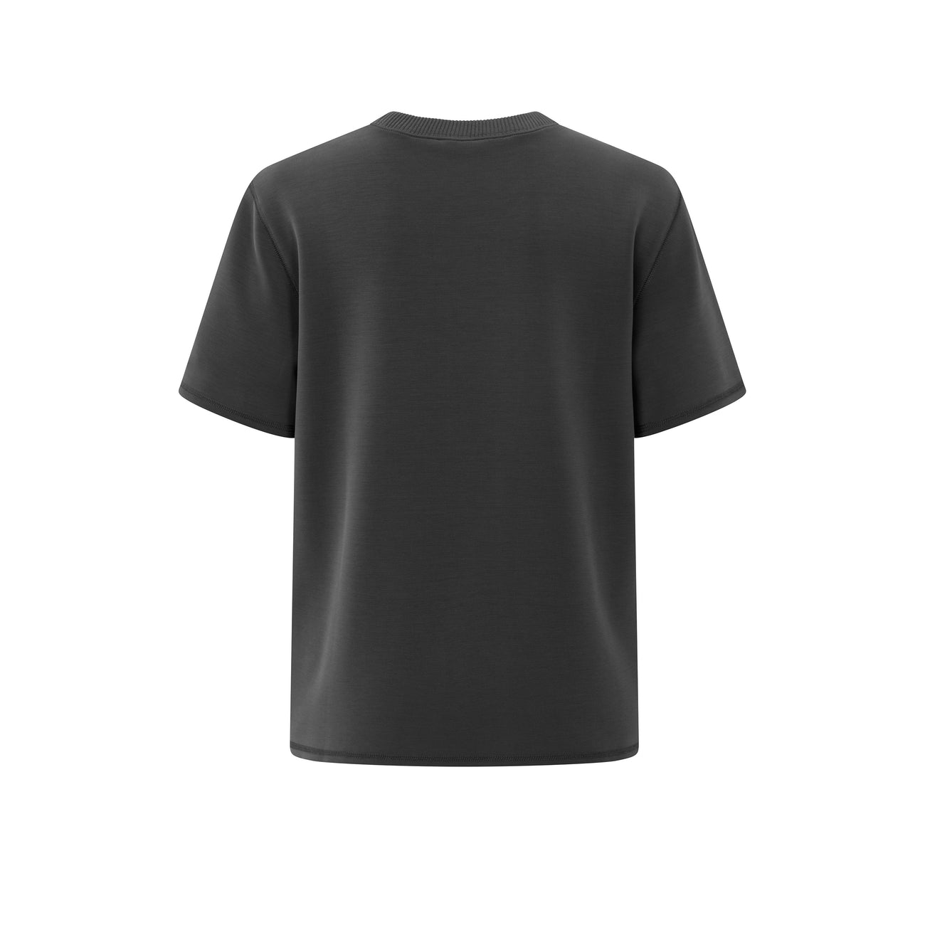 Short Sleeve Sweatshirt - Oyster Black