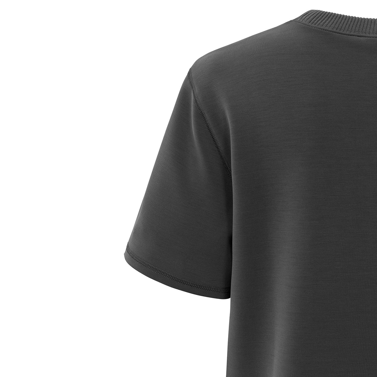 Short Sleeve Sweatshirt - Oyster Black