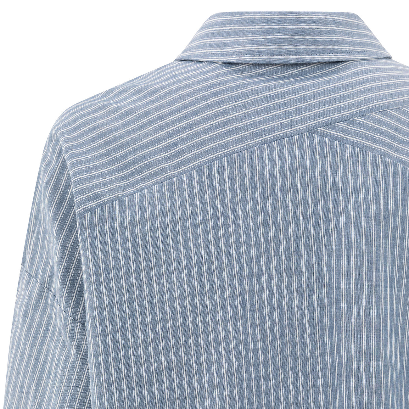Striped Shirt with Chest Pocket
