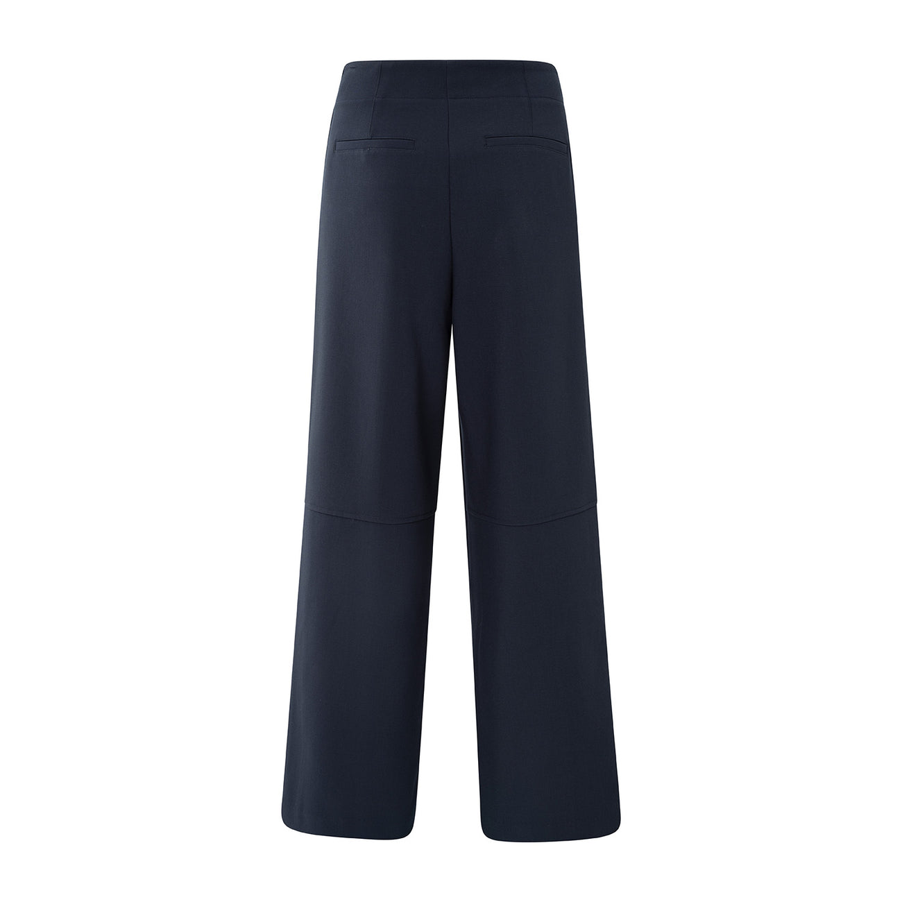 High Waist Trousers with Side Stripes