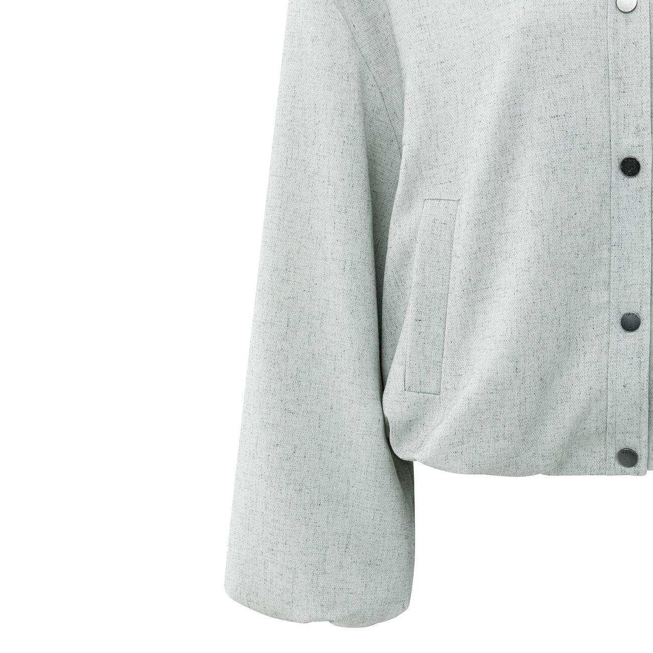 Jacket with Balloon Shape & Snap Buttons