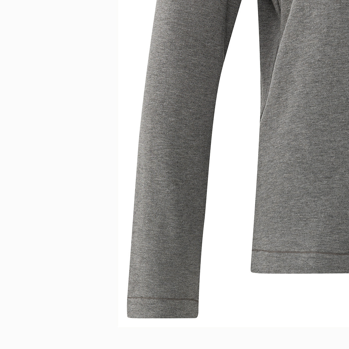 Heavy Jersey Top with Roll Neck