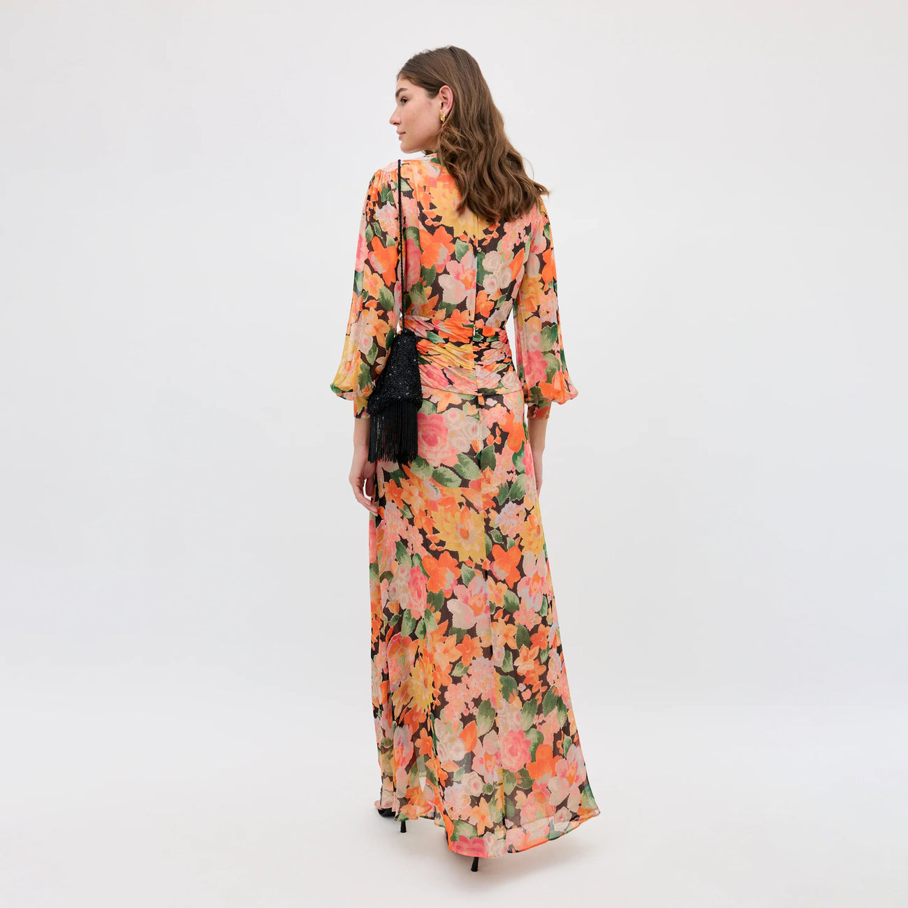 Meera Dress - Chelsea Floral Black