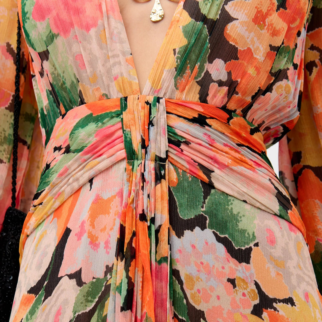 Meera Dress - Chelsea Floral Black