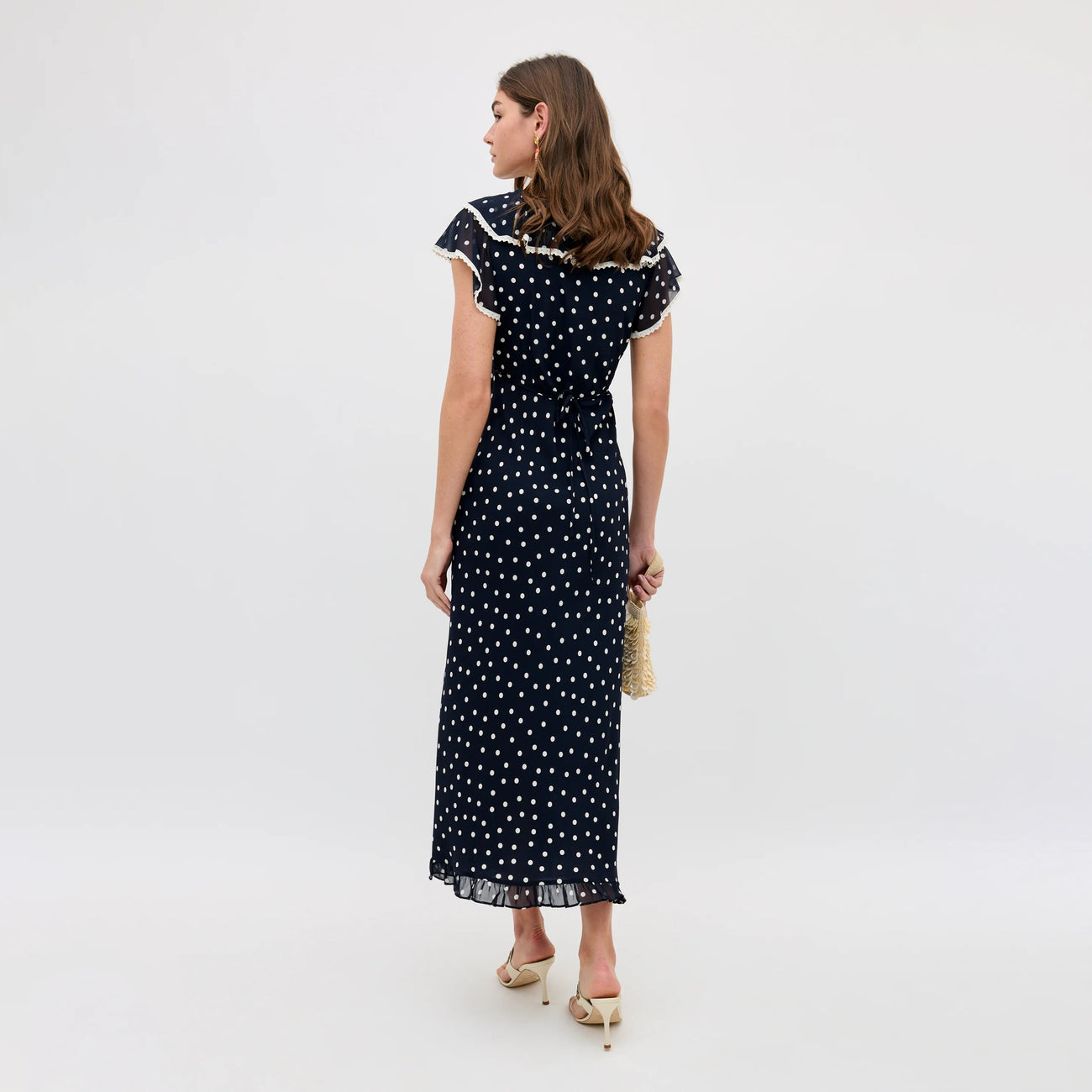 Bethea Dress - Layla Dot Navy