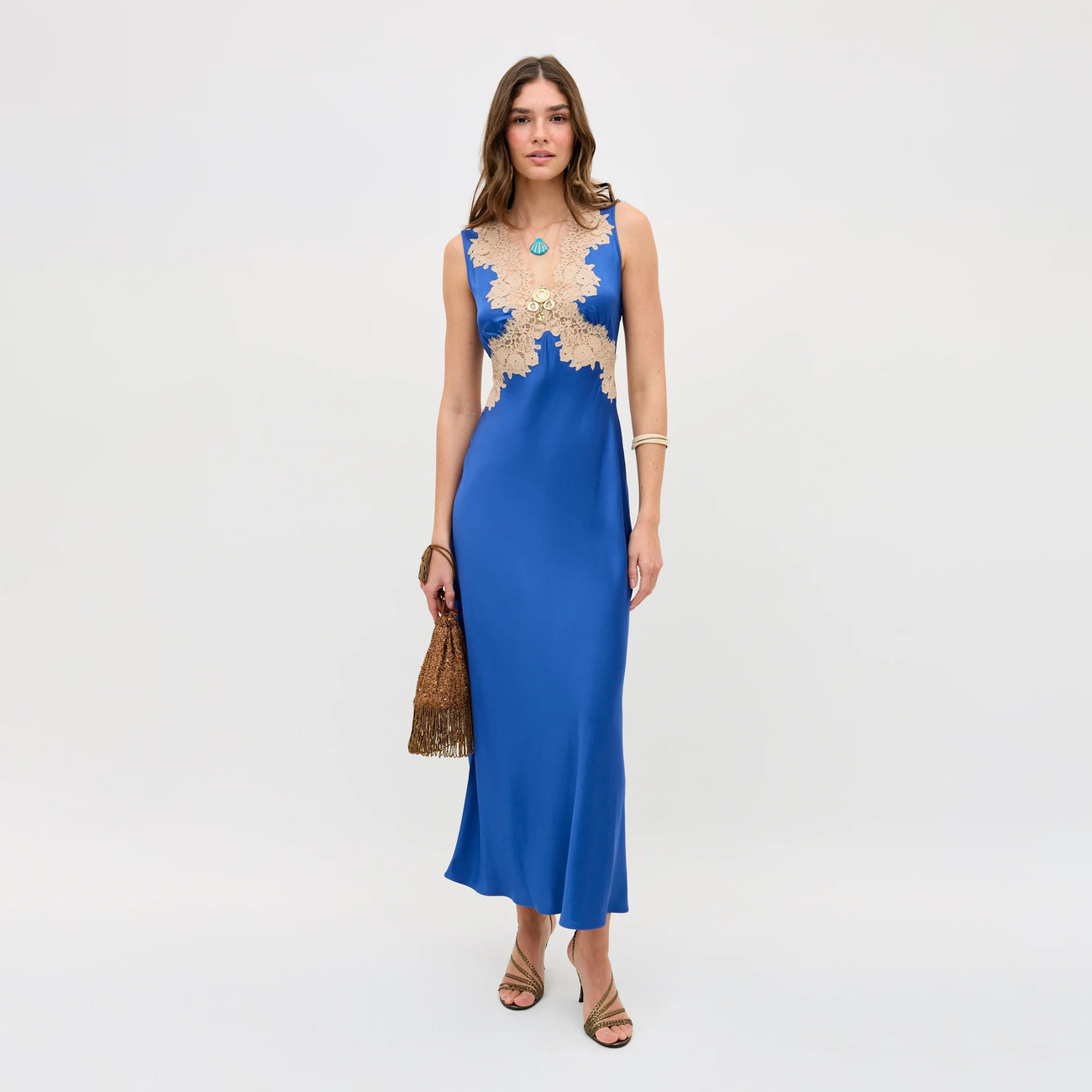 Lysandra Dress - Iris Blue
