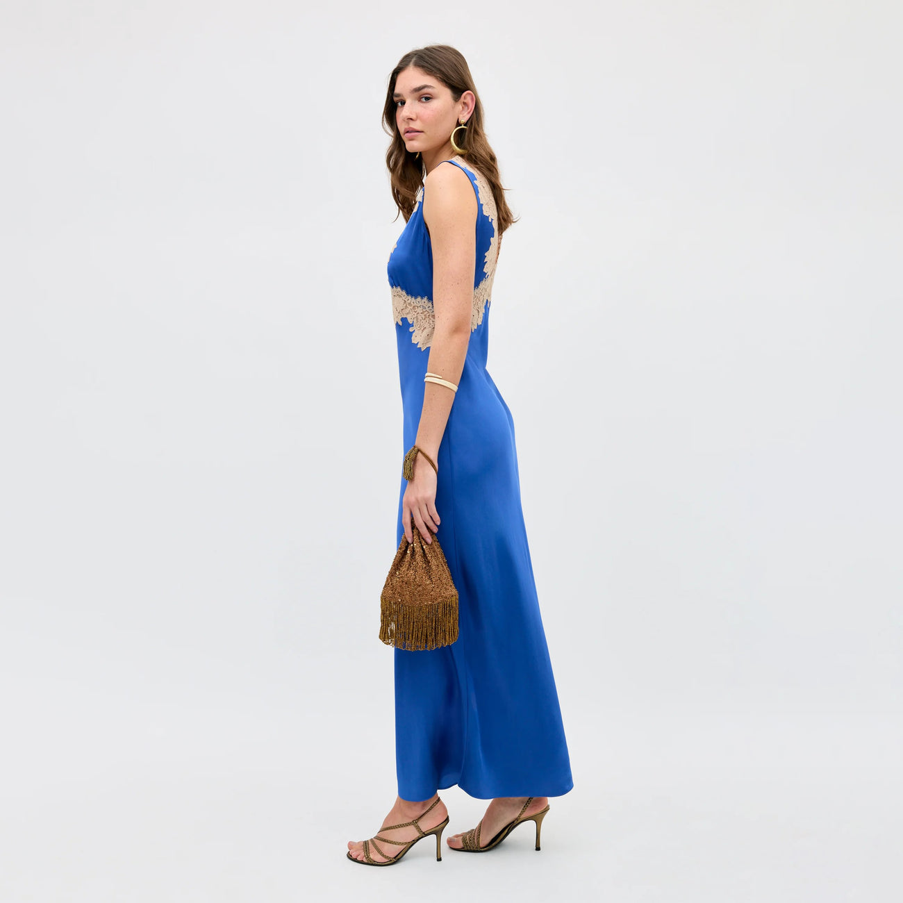 Lysandra Dress - Iris Blue