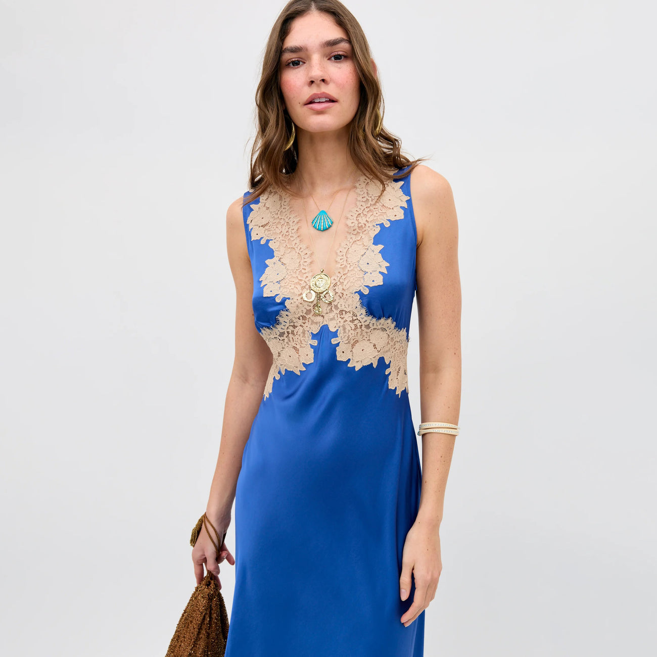 Lysandra Dress - Iris Blue