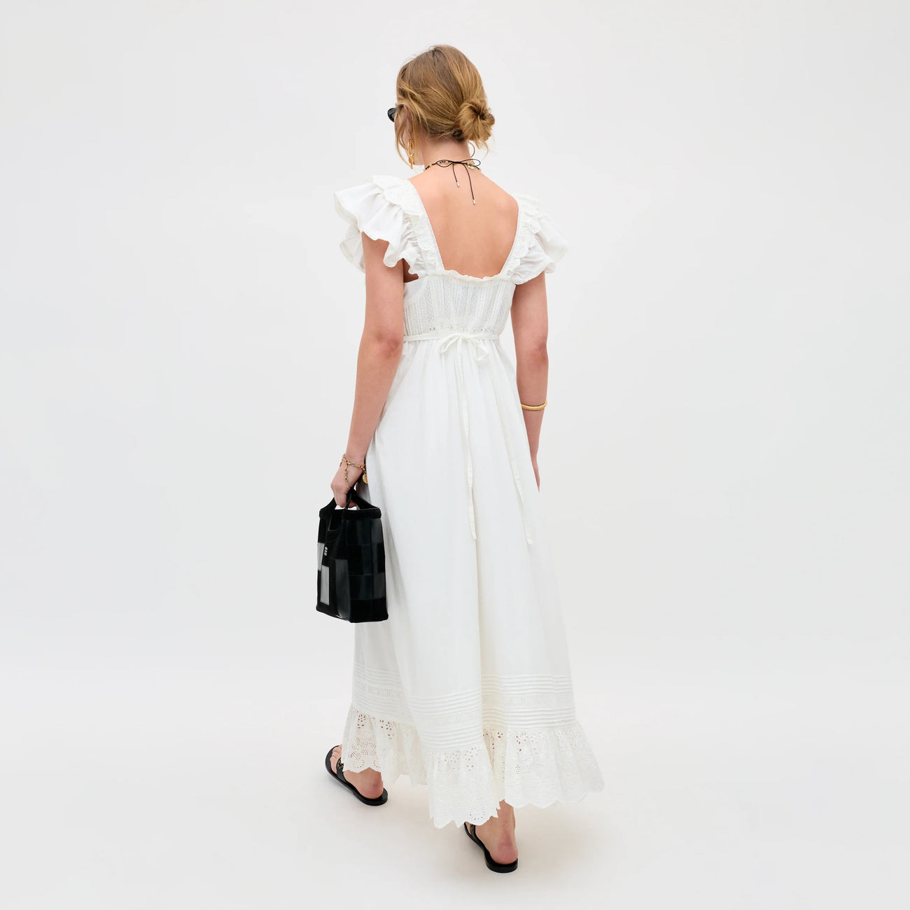 Delaney Dress White