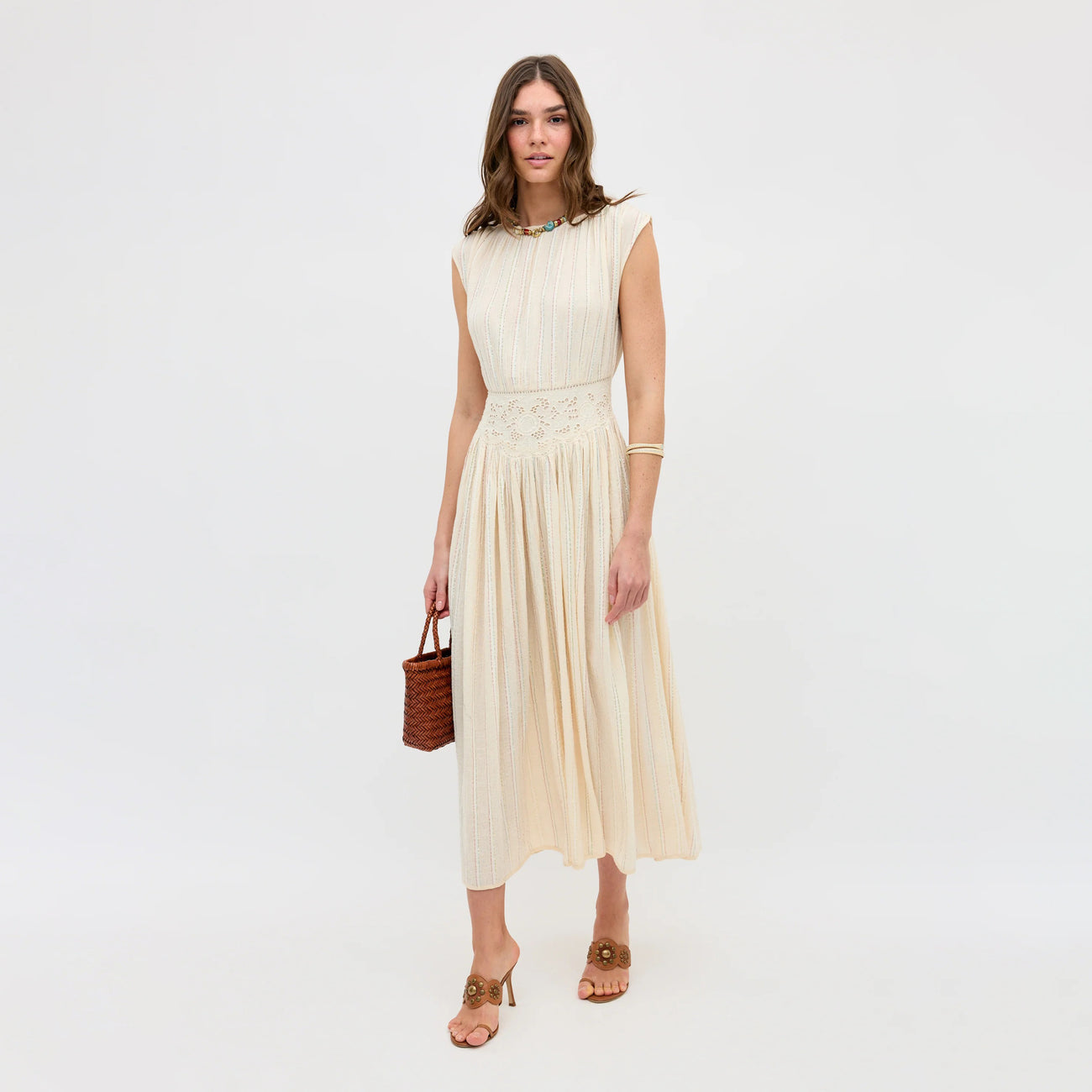 Alayah Dress Sienna Lace Embroidery Cream