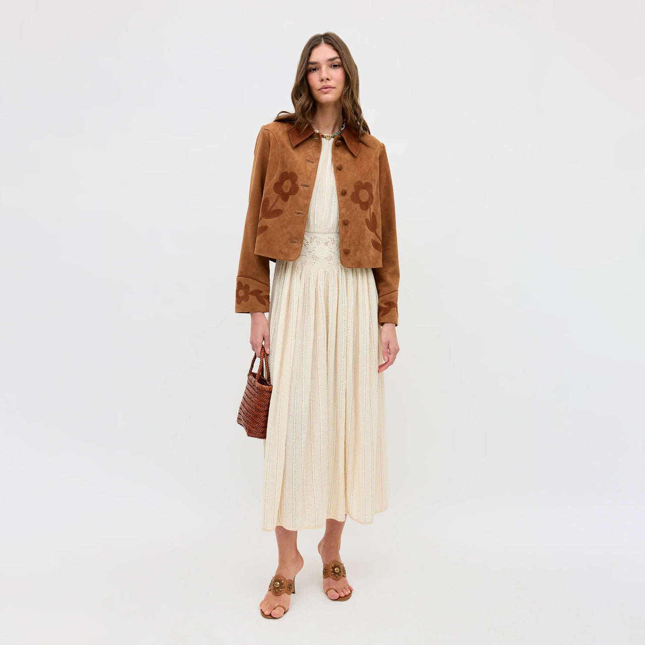 Alayah Dress Sienna Lace Embroidery Cream