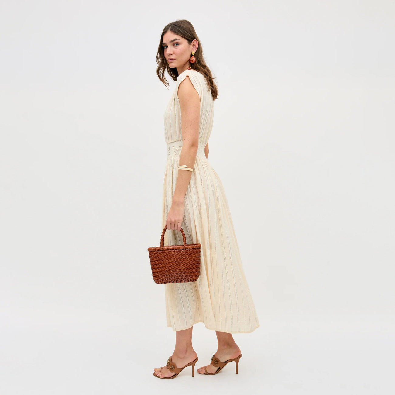 Alayah Dress Sienna Lace Embroidery Cream