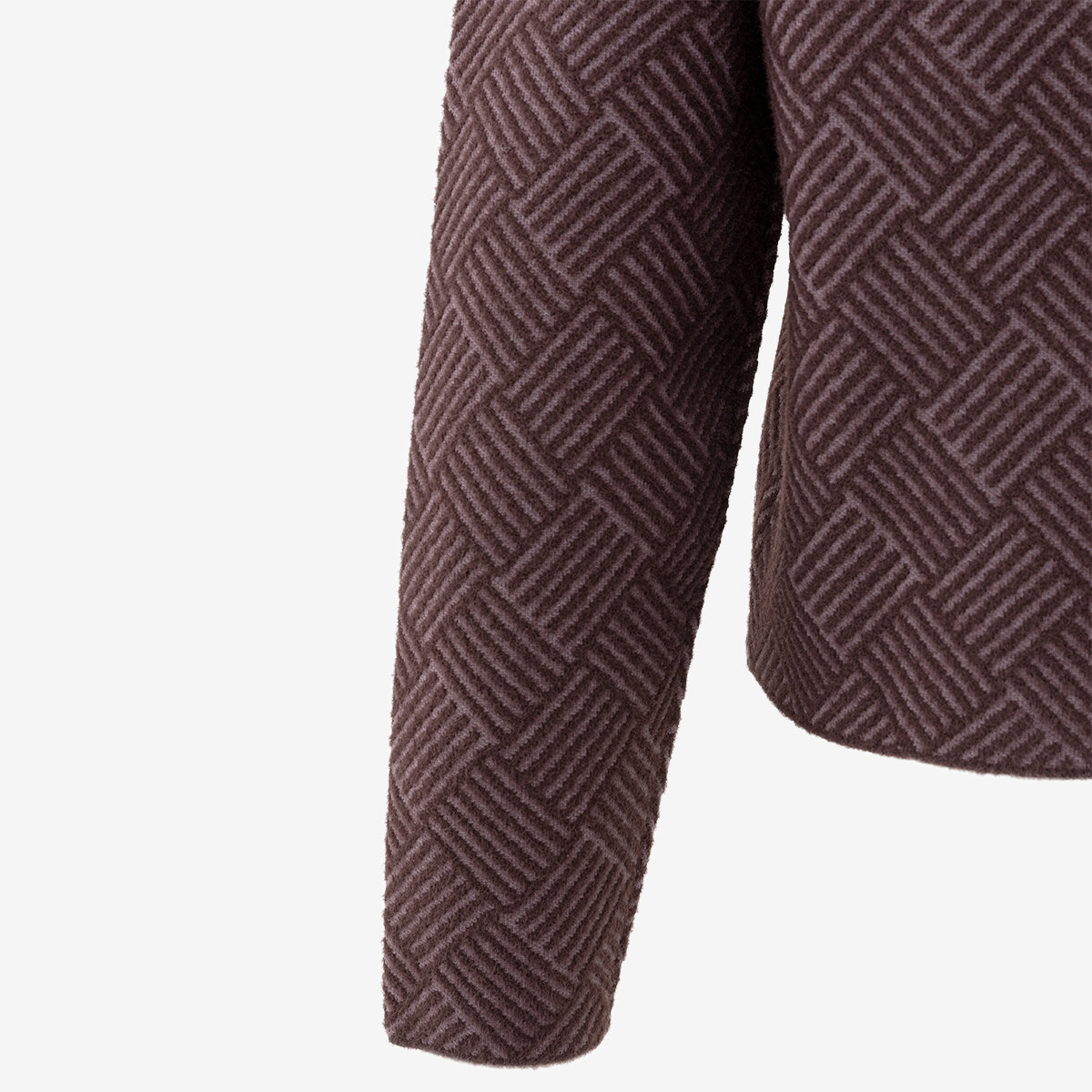 Jacquard Sweater - Fudge Purple