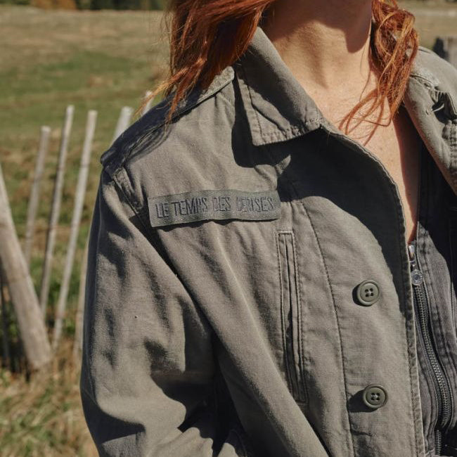 Unisex Military Khaki Jacket