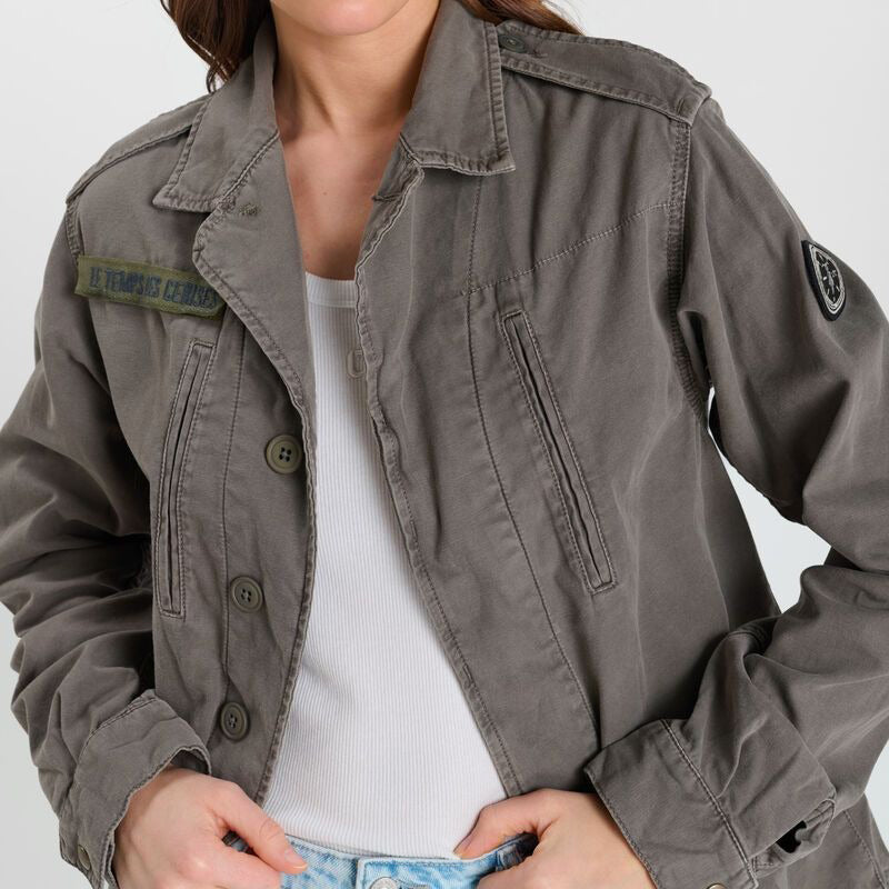 Unisex Military Khaki Jacket