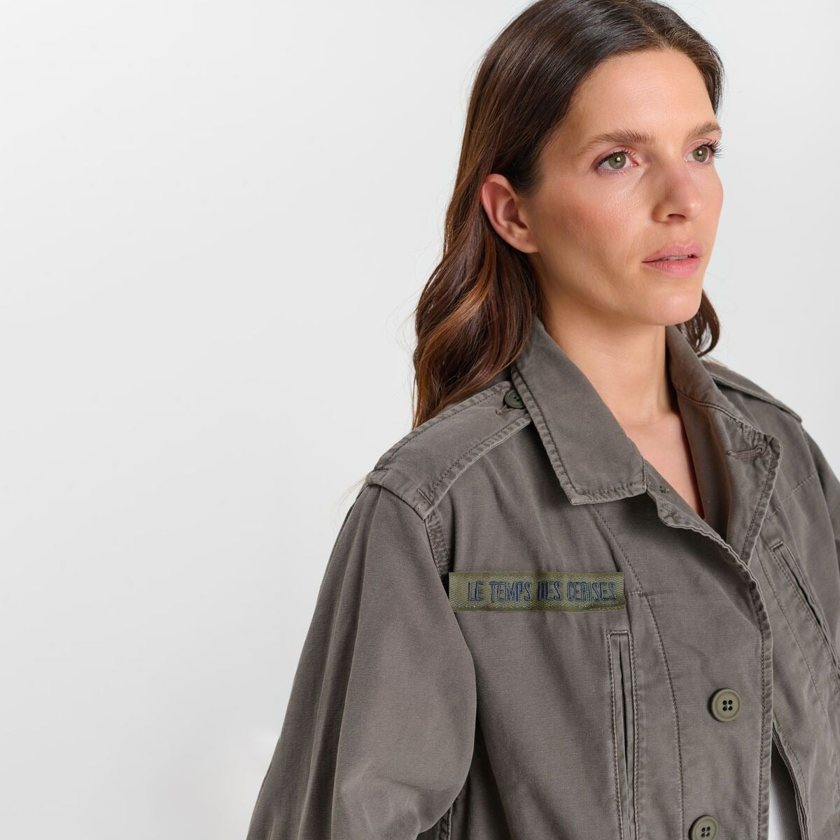Unisex Military Khaki Jacket
