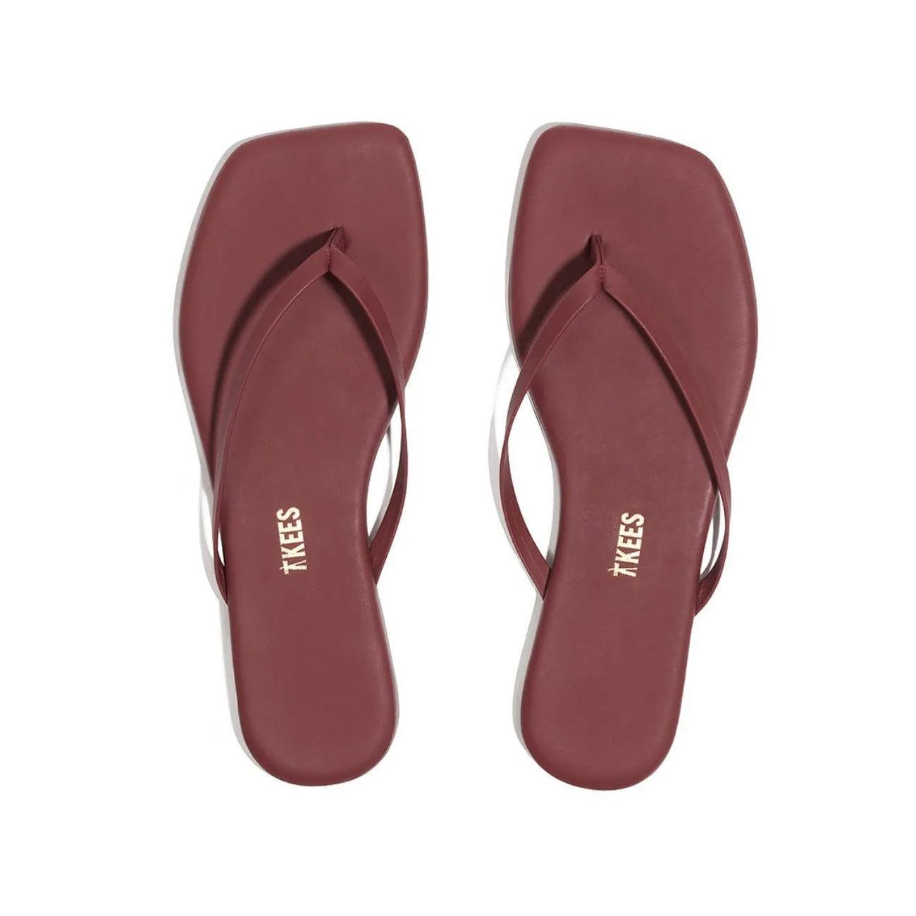 Square Toe Lily - Burgundy