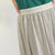 Long Silver-Coloured Latoba Skirt