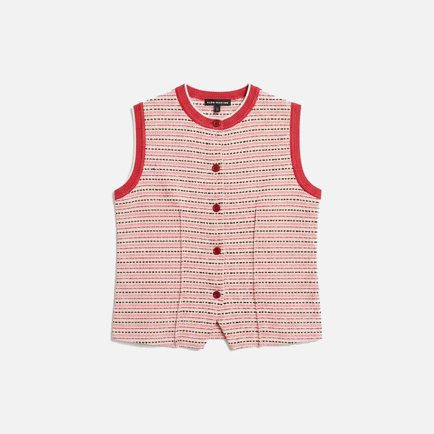 Sleeveless Knit Vest