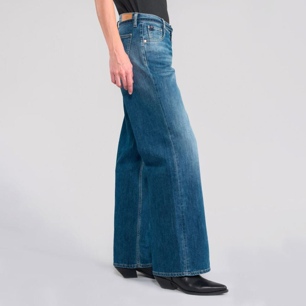 Lauryn Jab Wide Leg Jeans - Blue