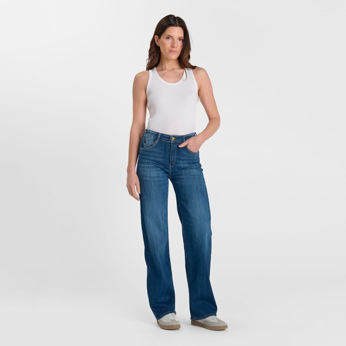Miley Blue Pulp Wide-Leg Jeans