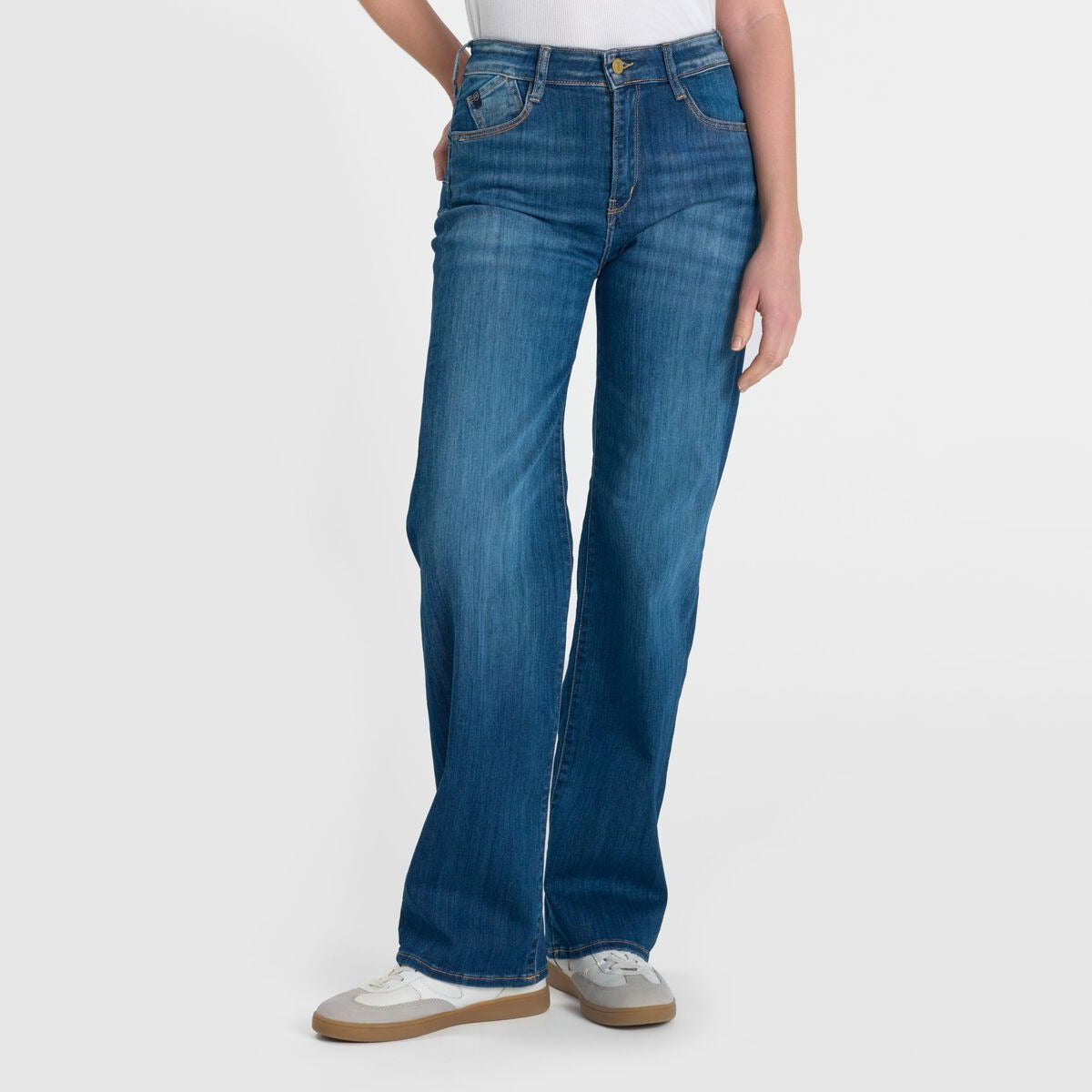 Miley Blue Pulp Wide-Leg Jeans