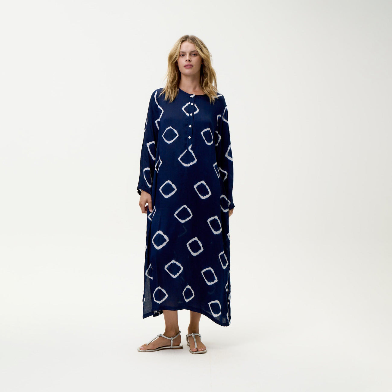 Llew Maxi Dress - Atlas Navy