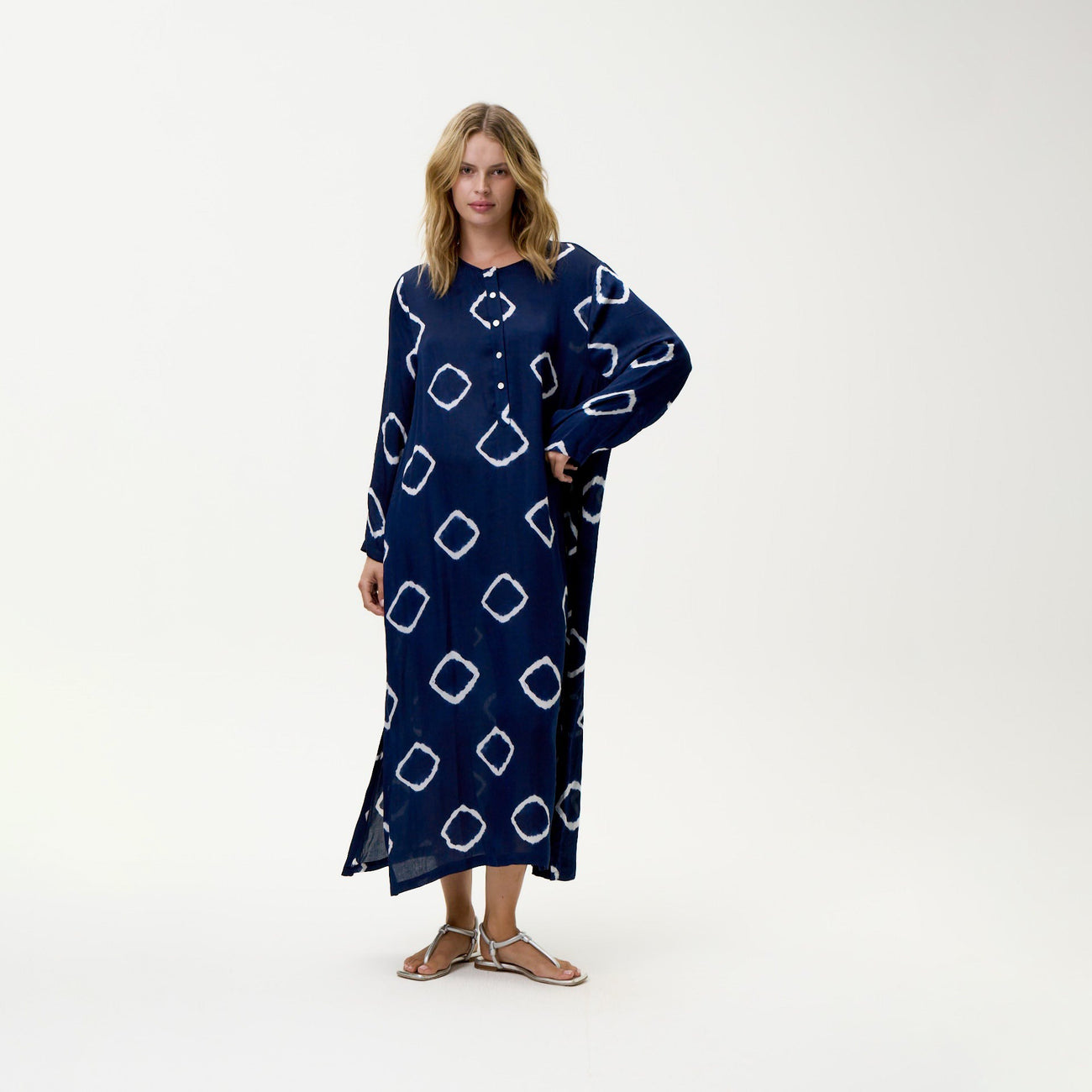 Llew Maxi Dress - Atlas Navy