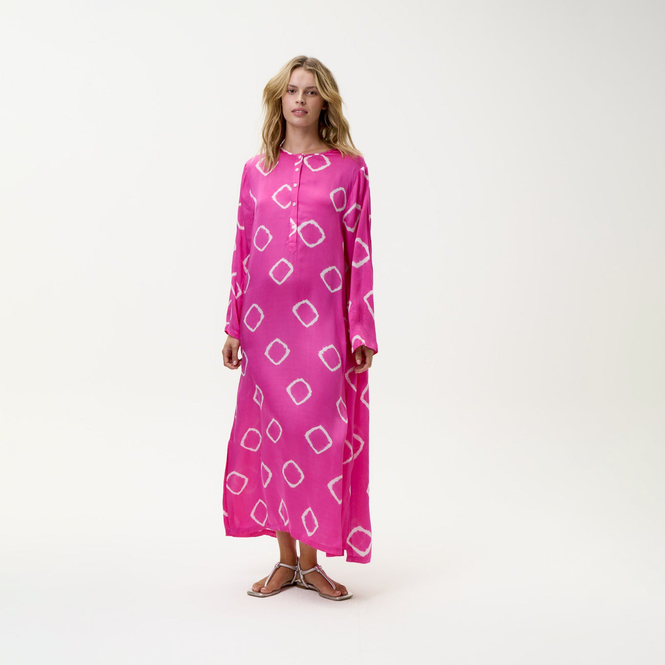 Llew Maxi Dress - Atlas Hot Pink