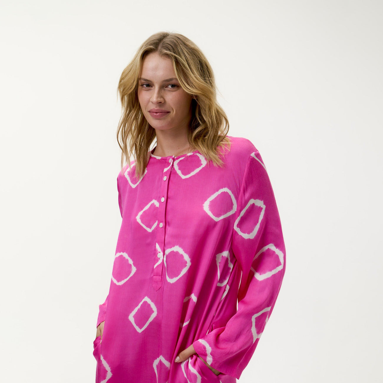 Llew Maxi Dress - Atlas Hot Pink