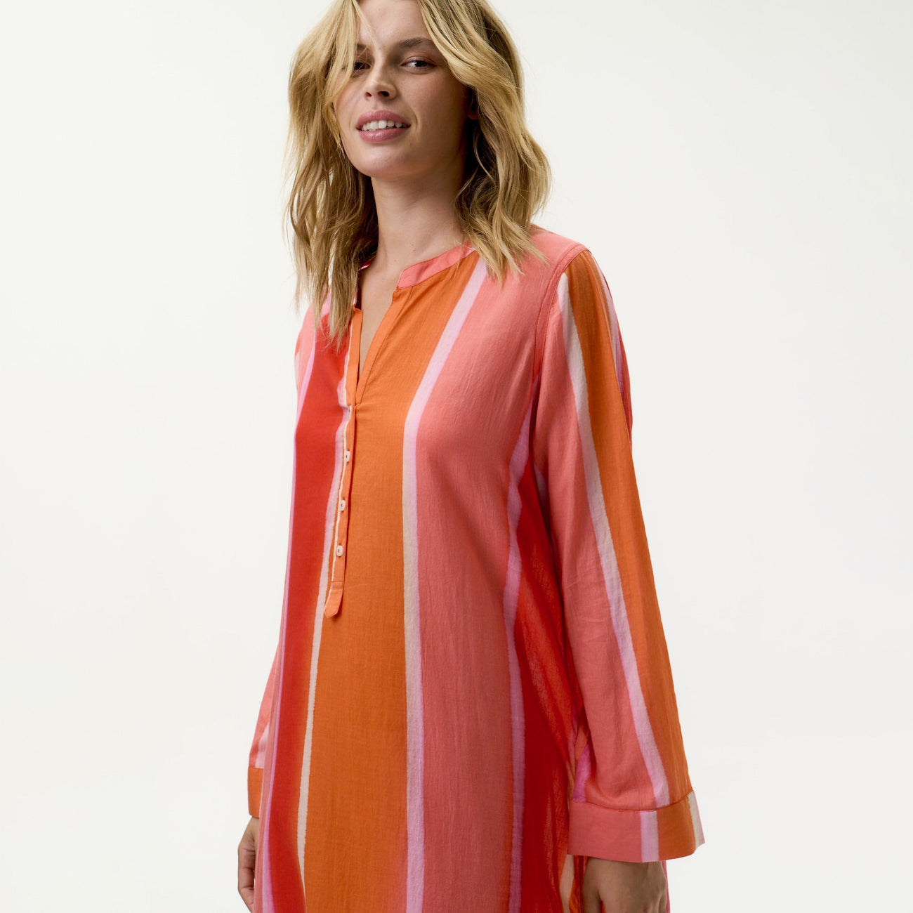 Bazaar Dress - Sunset Moroccan Stripe
