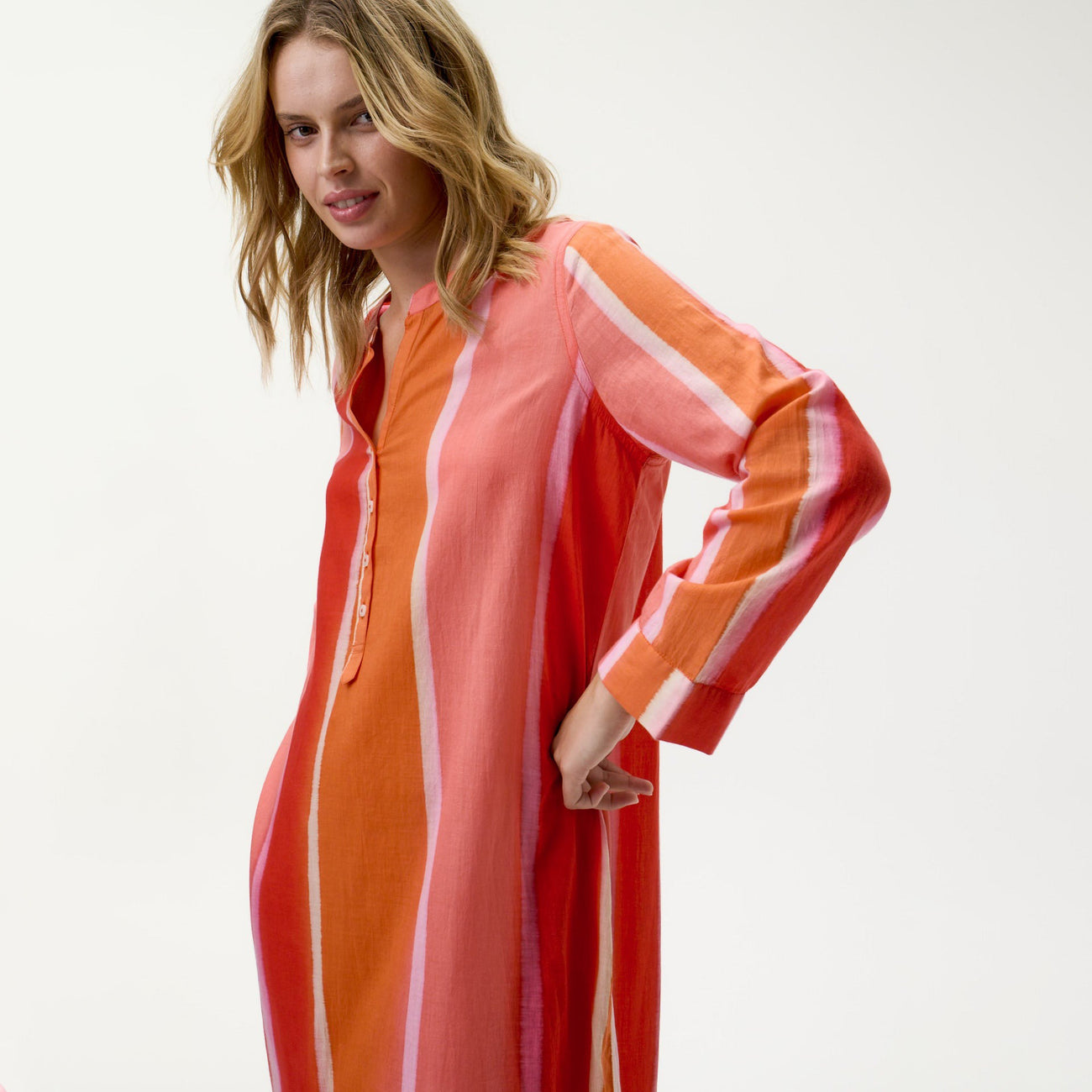 Bazaar Dress - Sunset Moroccan Stripe