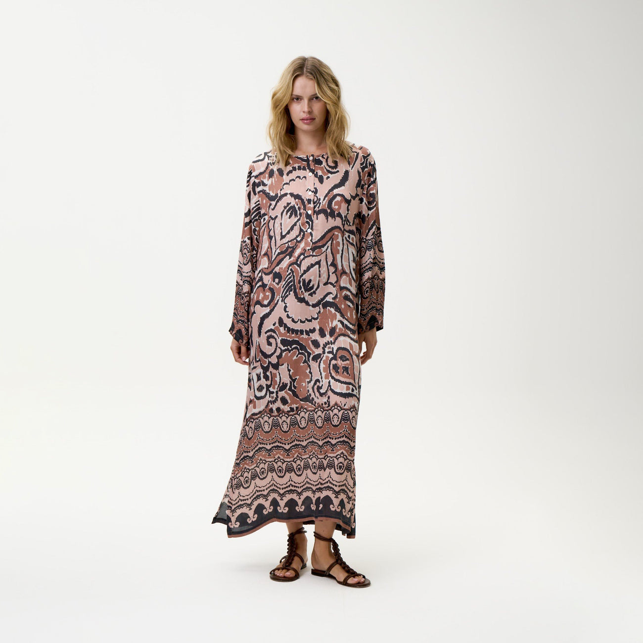 Llew Maxi Dress- Valencia Mocha