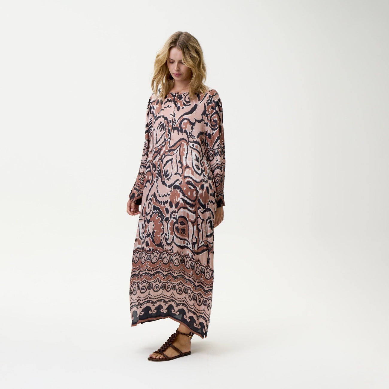 Llew Maxi Dress- Valencia Mocha