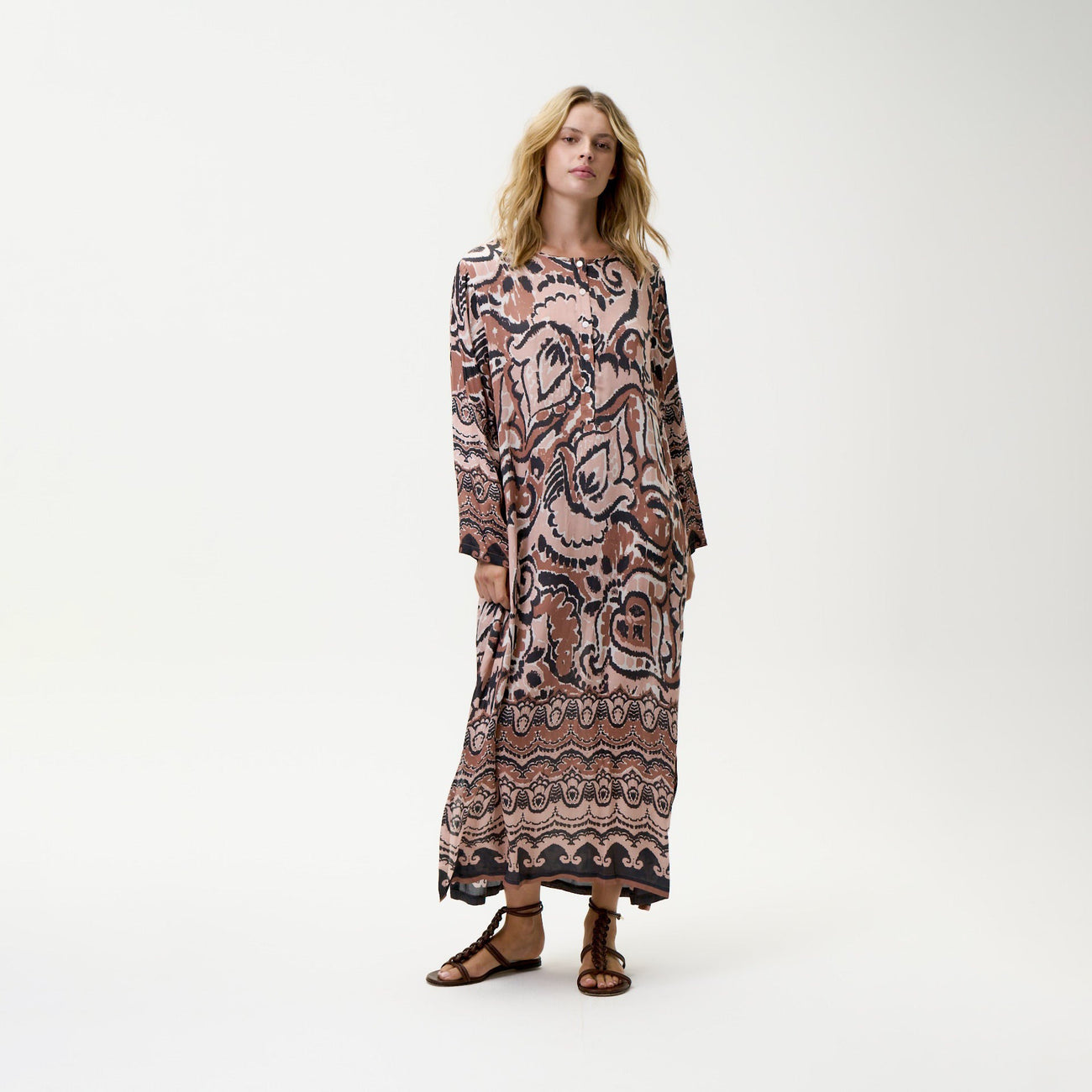 Llew Maxi Dress- Valencia Mocha