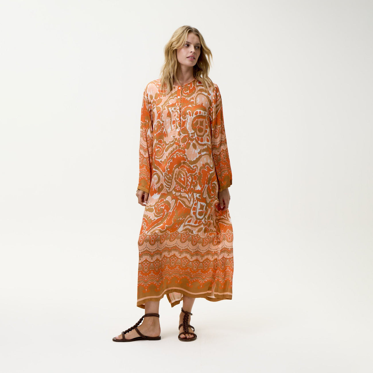 Llew Maxi Dress - Valencia Mandarin