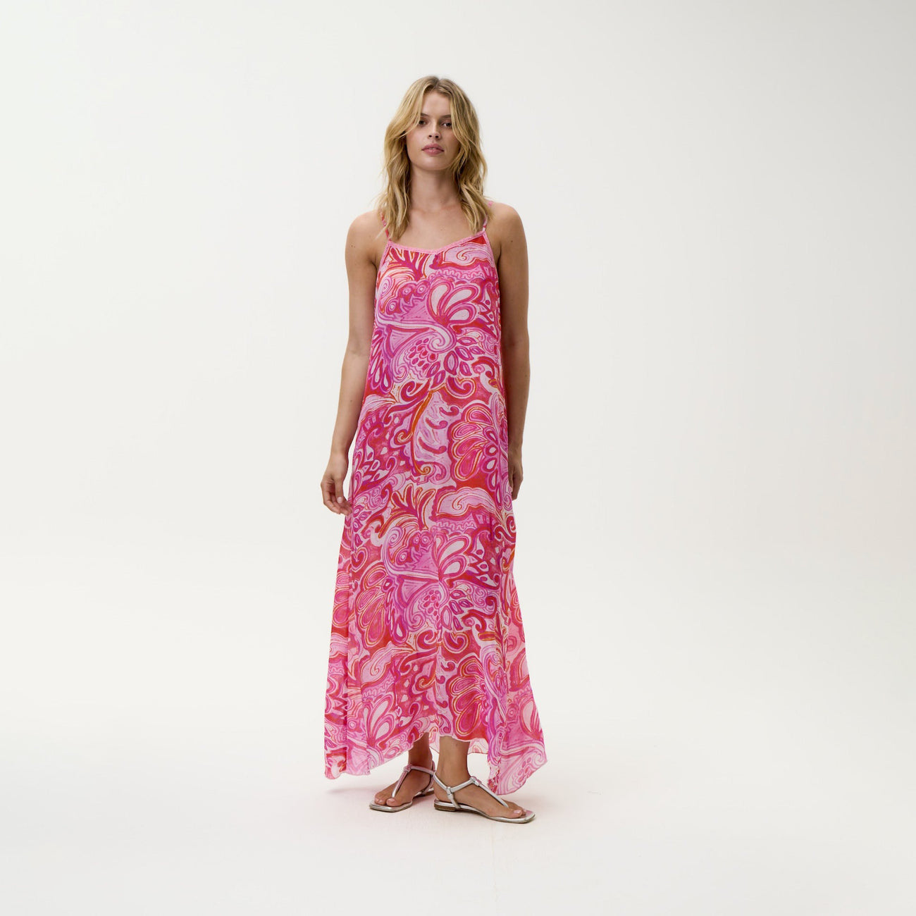 Antoinette Slip - Merida Pink Swirl
